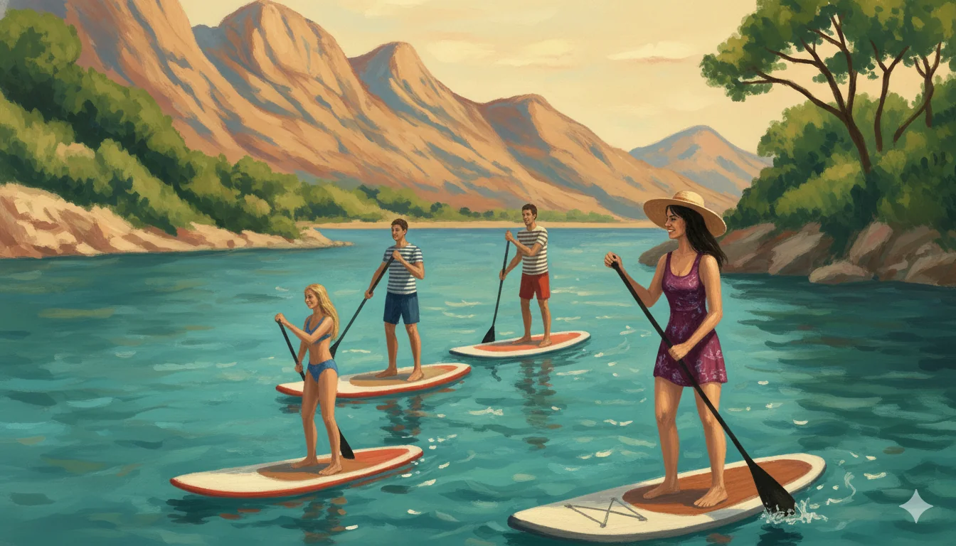 SUP boarding in Finike